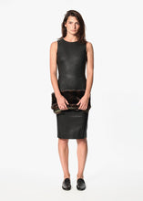 Load image into Gallery viewer, Iranta Leather Dress in Black